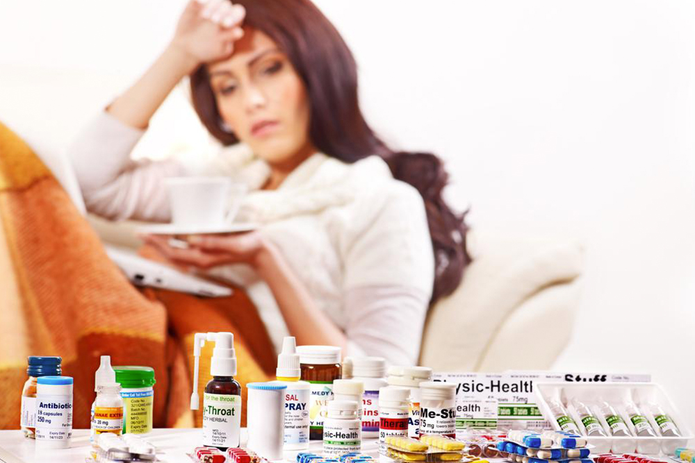 Kinds of medication used for Cold & Flu